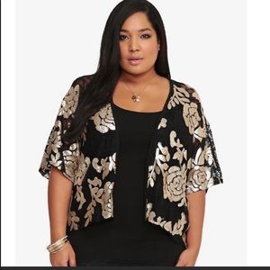 NWT Torrid Premium Floral Kimono Bolero